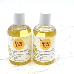 2 Pack Burts Bees Mama Body Oil with Vitamin E Almond Oil All Natural 4 oz NEW
